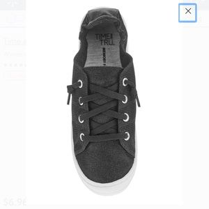 Time and Tru Scrunch Back Canvas Sneaker